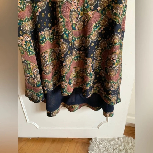 J CREW Point Sur Long Sleeve
Paisley Maxi Dress  size 2 - Picture 7 of 15